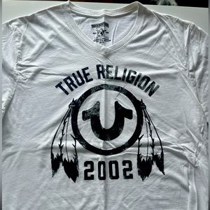 Authentic Size Large True Religion V Neck Shirt